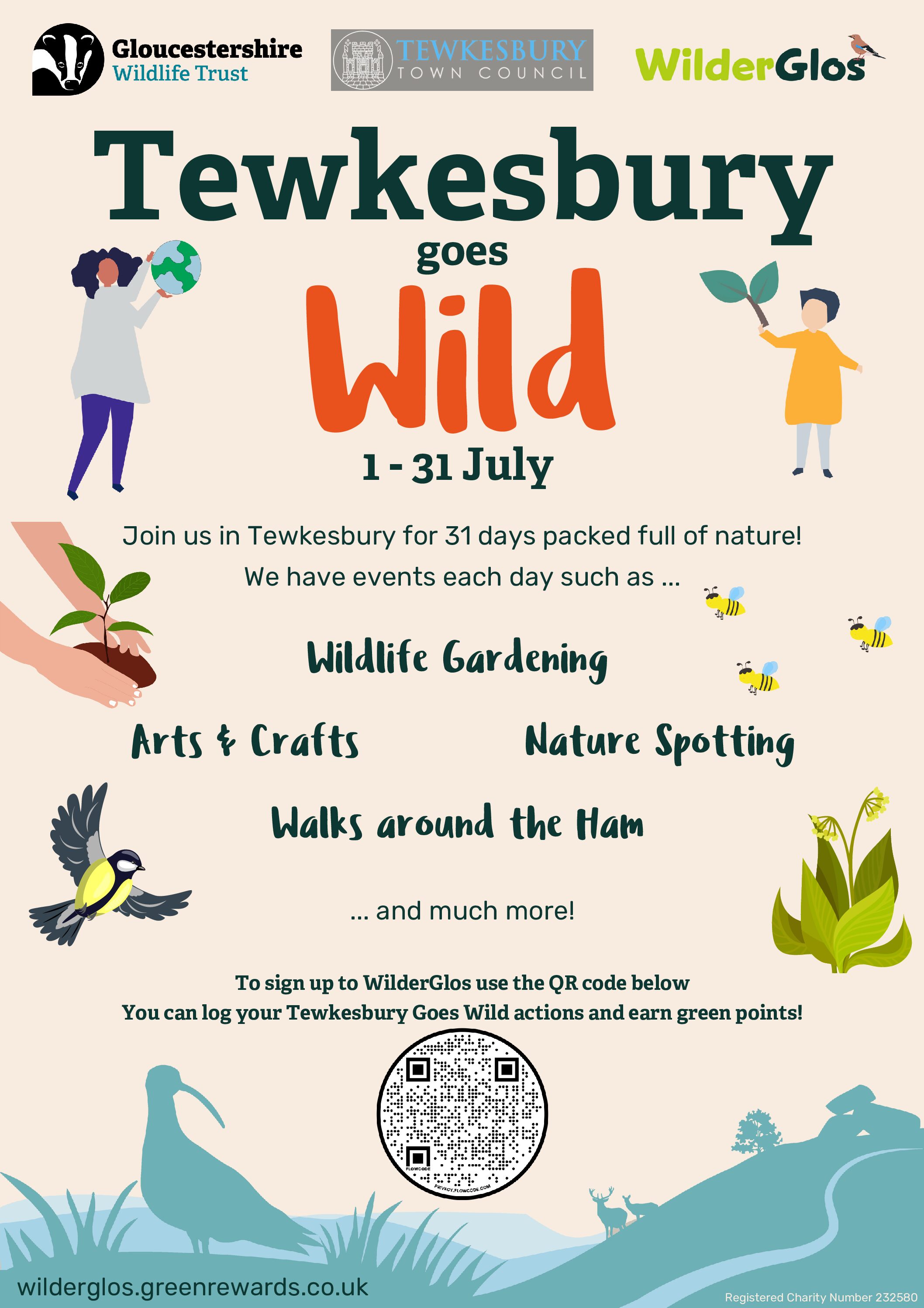 Tewkesbury Goes Wild – July 2023 Free Events